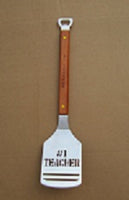 NO #1 TEACHER GRILLING SPATULA BBQ TAILGATING SPORTULA NUMBER 1 GIFT