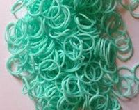 TURQUOISE 600 Pcs Bag DIY LOOM RUBBER BAND REFILLS