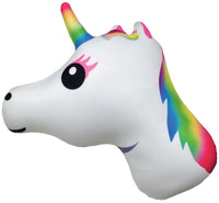 UNICORN EMOTICON PLUSH PILLOW, 11" INCHES