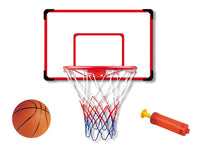 Indoor/Outdoor XL Big Basketball Hoop Set - 27" x 18" Backboard + 15" Rim Sports