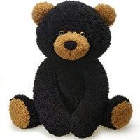 Fiesta Toys Jumbo Scruffy Black Bear 22'' Inches Stuffed Animal My Plush Pillow