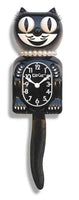 Classic Vintage Kit-Cat Klock 15 1/2" Black Lady LBC-1 Clock Rolling Eyes Tail