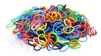 MIXED 600 Pcs Bag DIY LOOM RUBBER BAND REFILLS