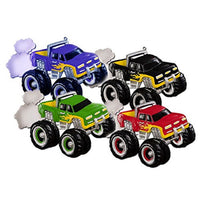 BIG TRUCK Personalized Monster Christmas Ornament X-mass BLACK GREEN BLUE RED