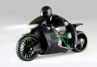 GREEN High-Speed Lightning R/C Remote Control Motorcycle 2.4GHz Rechargeable