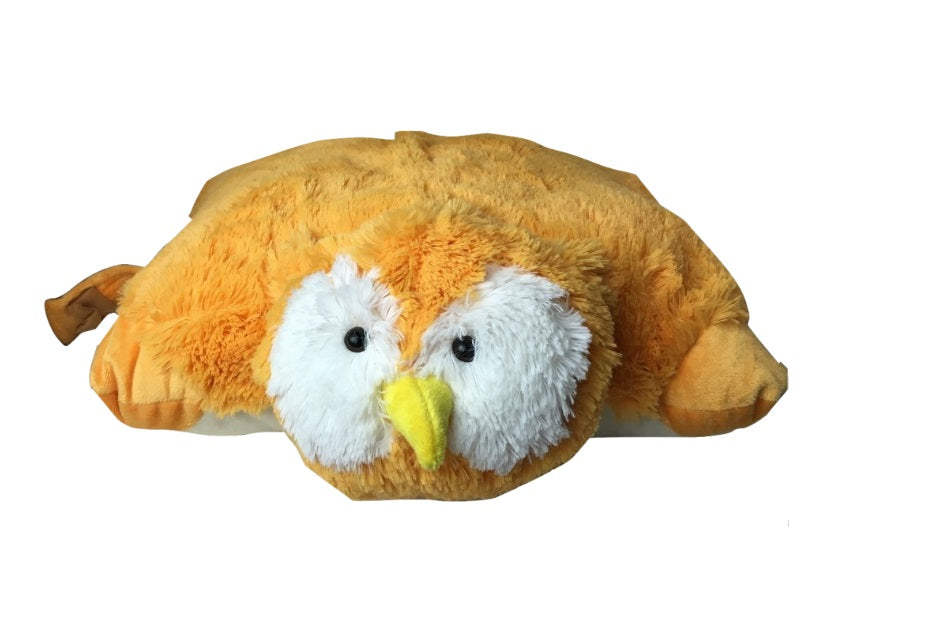 SMALL OWL PET PILLOW 11" inches, My Friendly Hoot  Toy