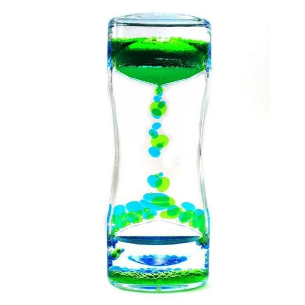 Blue/Green Liquid Motion Bubbler Timer Drop Sensory Relaxing TG415J