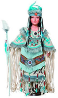 Heirloom Native American 28" Talisa Porcelain Doll Indian Tribe GOLDEN KEEPSAKES PRODUCTS
